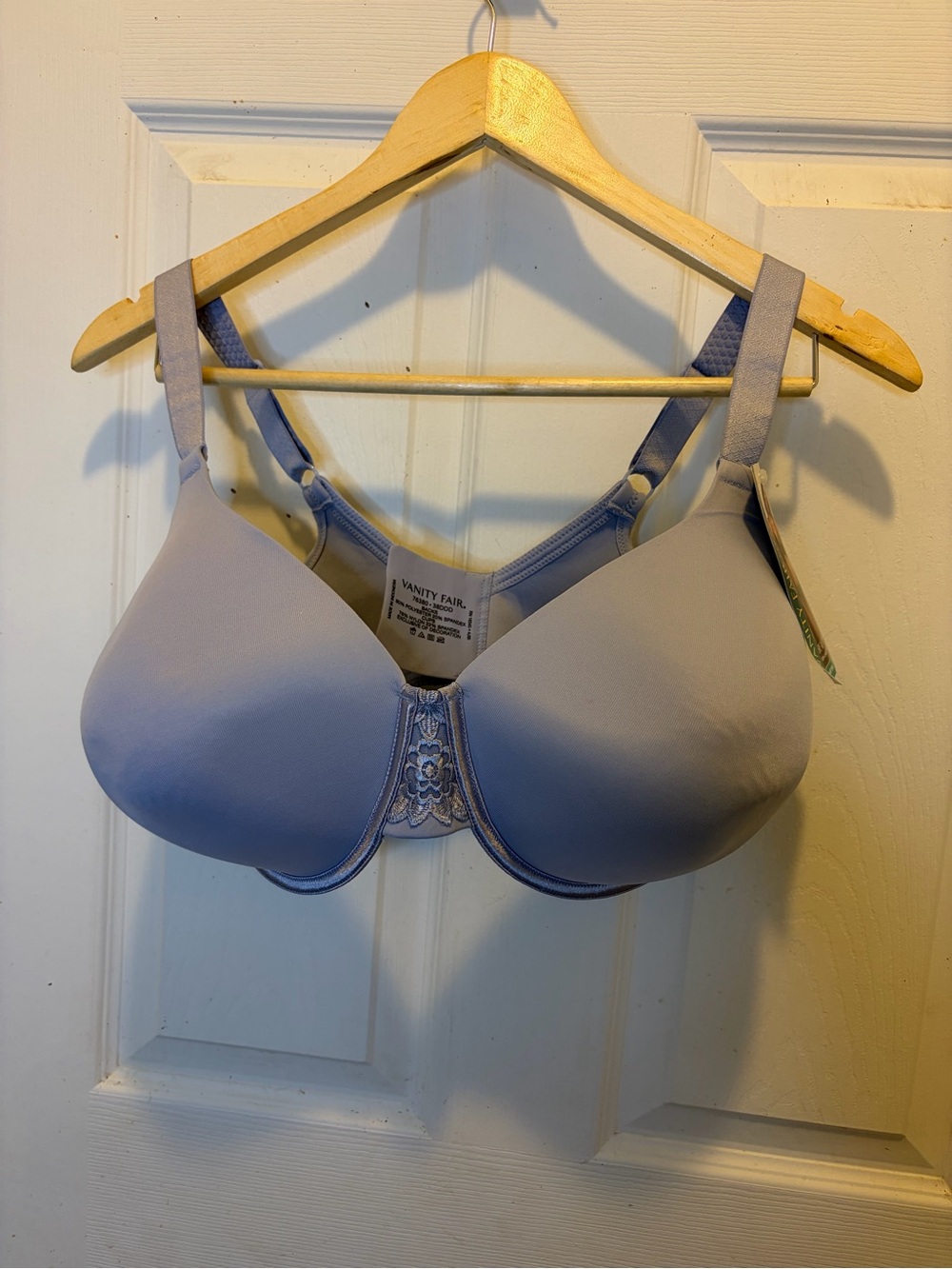 Vanity Fair Romance Blue Smooth Full Coverage T-Shirt Bra